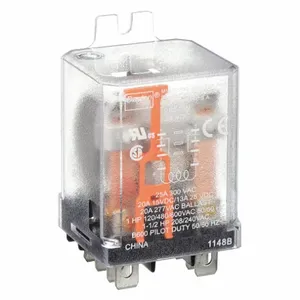 DAYTON 2A545 Relay Enclosed DPDT 8 Pins 24VDC | AB8WLA