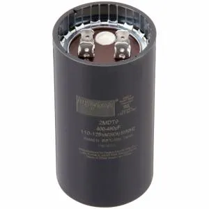 DAYTON 2MDU3 Motor Start Capacitor, 110 to 125V AC, 460 To 552 mfd, Round, 1 13/16 Inch Dia. | CJ2VYB