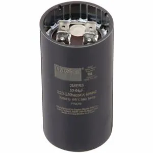 DAYTON 2MER5 Motor Start Capacitor, 220 to 250V AC, 53 To 64 mfd, Round, 1 7/16 Inch Dia. | CJ2WAQ