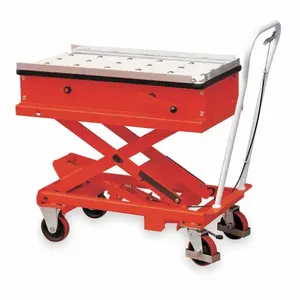 DAYTON 2MPP5 Scissor Lift Cart 440 Lb. Steel Roller | AC2TGN