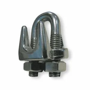 DAYTON 2VKH5 Wire Rope Clip U-bolt 5/16 Inch 304 Stainless Steel | AC3QQW