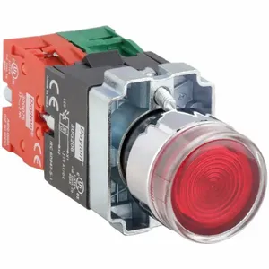 DAYTON 30G206 Illuminated Push Button 22mm 1no/1nc Red | AC4NLB