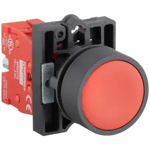 DAYTON 30G230 Non-illuminated Push Button 22mm 1nc Red | AC4NMC