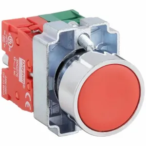 DAYTON 30G238 Non-illuminated Push Button 22mm 1no/1nc Red | AC4NML