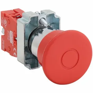 DAYTON 30G249 E-stop Push Button Non-illuminated 22mm 1nc Red | AC4NMY