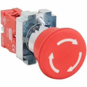 DAYTON 30G253 E-stop Push Button Non-illuminated 22mm 1nc Red | AC4NNC