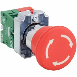 DAYTON 30G255 E-stop Push Button Non-illuminated 22mm 1no/1nc | AC4NNE