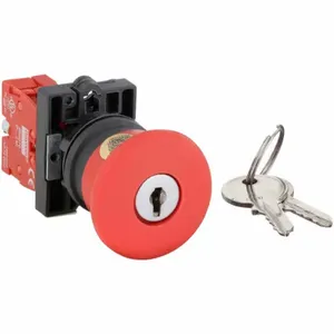 DAYTON 30G256 E-Stop Push Button Non-Illuminated 22mm 1NC Red | AC4NNF