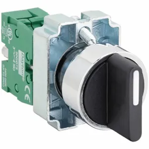 DAYTON 30G265 Non-Illuminated Selector Switch, 22 mm Size, 2 Position, Metal, 1NO | AC4NNQ