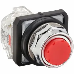 DAYTON 30G430 Non-illuminated Push Button 30mm 1no/1nc Red | AC4NWQ