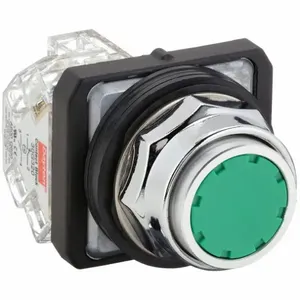 DAYTON 30G438 Non-illuminated Push Button 30mm 1no/1nc Green | AC4NWZ