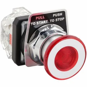 DAYTON 30G464 Non-illuminated Push Button 30mm 1no/1nc Red | AC4NYC