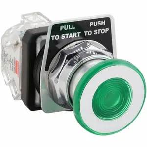 DAYTON 30G465 Non-illuminated Push Button 30mm 1no/1nc Green | AC4NYD