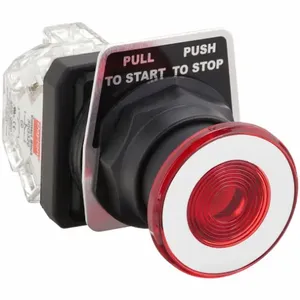 DAYTON 30G467 Non-illuminated Push Button 30mm 1no/1nc Red | AC4NYF