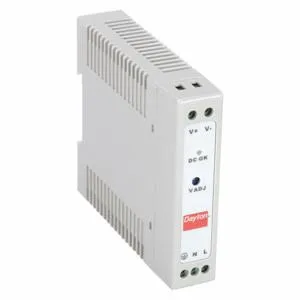 DAYTON 33NT15 Power Supply DIN Rail 15W 12VDC Plastic | AH3WZJ