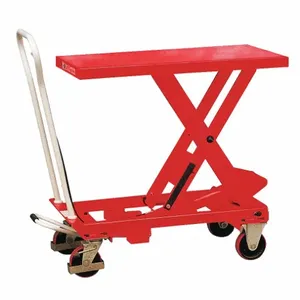 DAYTON 33W286 Scissor Lift Cart 1100 Lb. Steel Fixed | AC6GPX