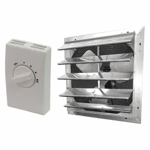 DAYTON 347HY0 Gable Exhaust Ventilator, 1860 CFM, Automatic | CF2BXT