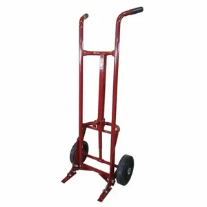 DAYTON 34D646 Drum Truck 55 Gallon Steel Red 59-1/2 Inch Height | AC6LEG