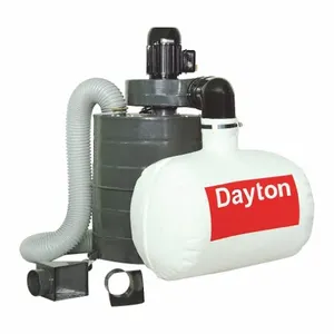 DAYTON 3AA31 Dust Collector, Two Stage Portable, 600 cfm Max. Flow, 3/4 Hp, 7.5 A | AC8GTX