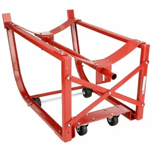 DAYTON 3BA26 Drum Cradle Capacity 600 Lb 2 Swivel Casters | AC8KZE