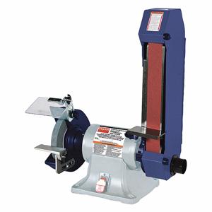 DAYTON 3NYA7 Combination Belt And Bench Grinder, 8 Inch Max. Wheel Dia., 48 Inch Belt Length | CH9WQE