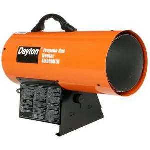 DAYTON 3VE55 Portable Gas Heater Lp 40000 Btuh | AG6QDR