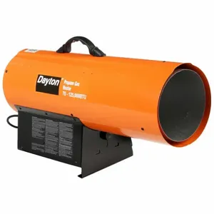 DAYTON 3VE57 Portable Gas Heater Lp 70000/125000 Btuh | AD2WHM