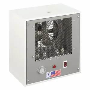 DAYTON 402M62 Portable Electric Heater, 750W/1500W, Mechanical Control/Overheat Protection | CJ3ATR