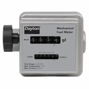 DAYTON 40M286 Flowmeter Mechanical 3/4 Inch 4 To 20 Gpm | AD3QNN