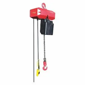 DAYTON 452R37 Electric Chain Hoist, 2000 lbs. Capacity, 1 Speeds, 230/460V, 20 fpm, 1.8 HP | CH9UXX