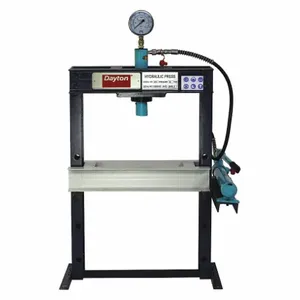 DAYTON 467L06 Hydraulic Press, Hydraulic Manual Pump, 10 ton Frame Capacity, 26 Inch Stroke | CJ2NFY