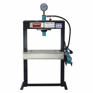 DAYTON 467L07 Hydraulic Press, Hydraulic Manual Pump, 10 ton Frame Capacity, 26 Inch Stroke | CJ2NFX