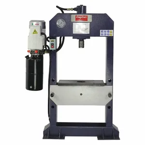 DAYTON 467L08 Hydraulic Press, Hydraulic Electric Pump, 10 ton Frame Capacity, Iron | CJ2NGB