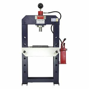DAYTON 467L09 Hydraulic Press, Hydraulic Manual Pump, 25 ton Frame Capacity, 10 Inch Stroke | CJ2NGA