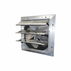 DAYTON 484X37 Shutter Mount Exhaust Fan, 1/25 HP, 10 Inch Blade Dia., 115 VAC, 1550 RPM Motor | CH3PUW 484X37