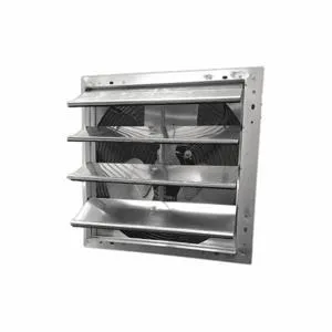 DAYTON 484X39 Shutter Mount Exhaust Fan, 1/10 HP, 16 Inch Dia., 115VAC, 1550 Motor RPM | CH6TGV