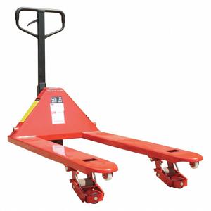 DAYTON 493X19 Multi-Directional Manual Pallet Jack, 5500 Lbs. Load Capacity, 63 Inch x 27 Inch x 48 Inch Size | CH6KCE