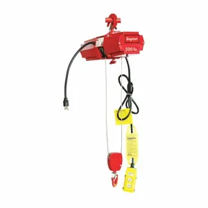 DAYTON 4GU72 Wire Rope Hoist Single 500 Lb. | AD7WDG