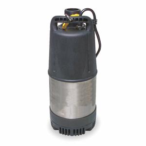 DAYTON 4LA43 Plug-In Utility Pump, 110V AC, 1 1/4 HP, Stainless Steel, Continuous | CJ3APA