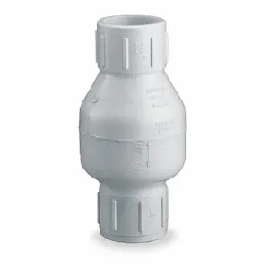 DAYTON 4RG70 Spring Check Valve Pvc 1/2 Inch Slip | AD9FKC