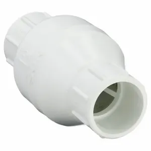 DAYTON 4RG73 Spring Check Valve Pvc 1-1/4 Inch Slip | AD9FKF