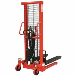 DAYTON 4VME2 Fixed Bse Hydraulic Stacker 2000 Lb 98 Inch Lift | AD9XAY