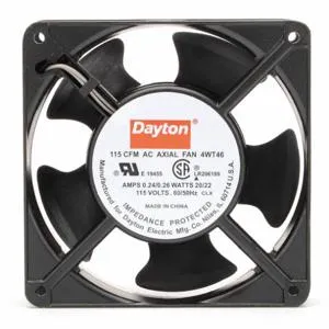 DAYTON 4WT46 Axial Fan 115vac 4-11/16 Inch H 4-11/16 Inch Width | AE2ECK