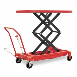 DAYTON 4ZD01 Scissor Lift Cart 1500 Lb. Steel Fixed | AE2RHA