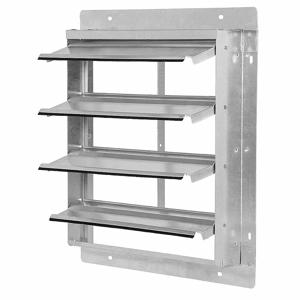 DAYTON 53DR10 Backdraft Damper/Wall Shutter, 0.927 sq. ft. Free Area, 14-1/2 x 14-1/2 Inch Size | CH9PZY