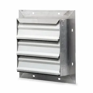 DAYTON 53DR12 Backdraft Damper/Wall Shutter, 0.927 sq. ft. Free Area, 14-1/2 x 14-1/2 Inch Size | CH9PZW