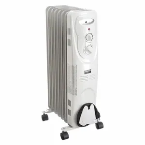 DAYTON 53TY90 Portable Electric Heater, 1500W, Mechanical Control/Overheat Protection Switch | CJ3ATP