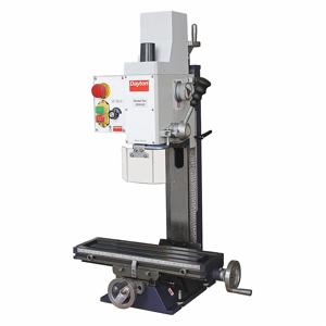 DAYTON 53UH19 Mill Drill Machine, 13 1/2 Inch Swing, 1 Phase, 5 1/2 Inch Table Height | CJ2UVG