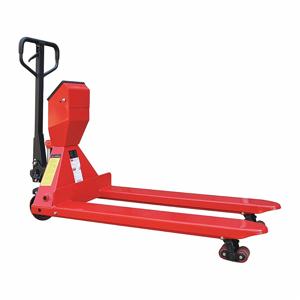 DAYTON 54YG30 Weigh And Go Manual Pallet Jack, 4400 lbs. Load Capacity, 48 x 7 Inch Size | CJ3UQZ