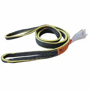 DAYTON 55ET43 Web Sling, Reverse Eye, 2 Plies, Nylon, 8 ft. Length, 4 Inch Width | CJ3UPC